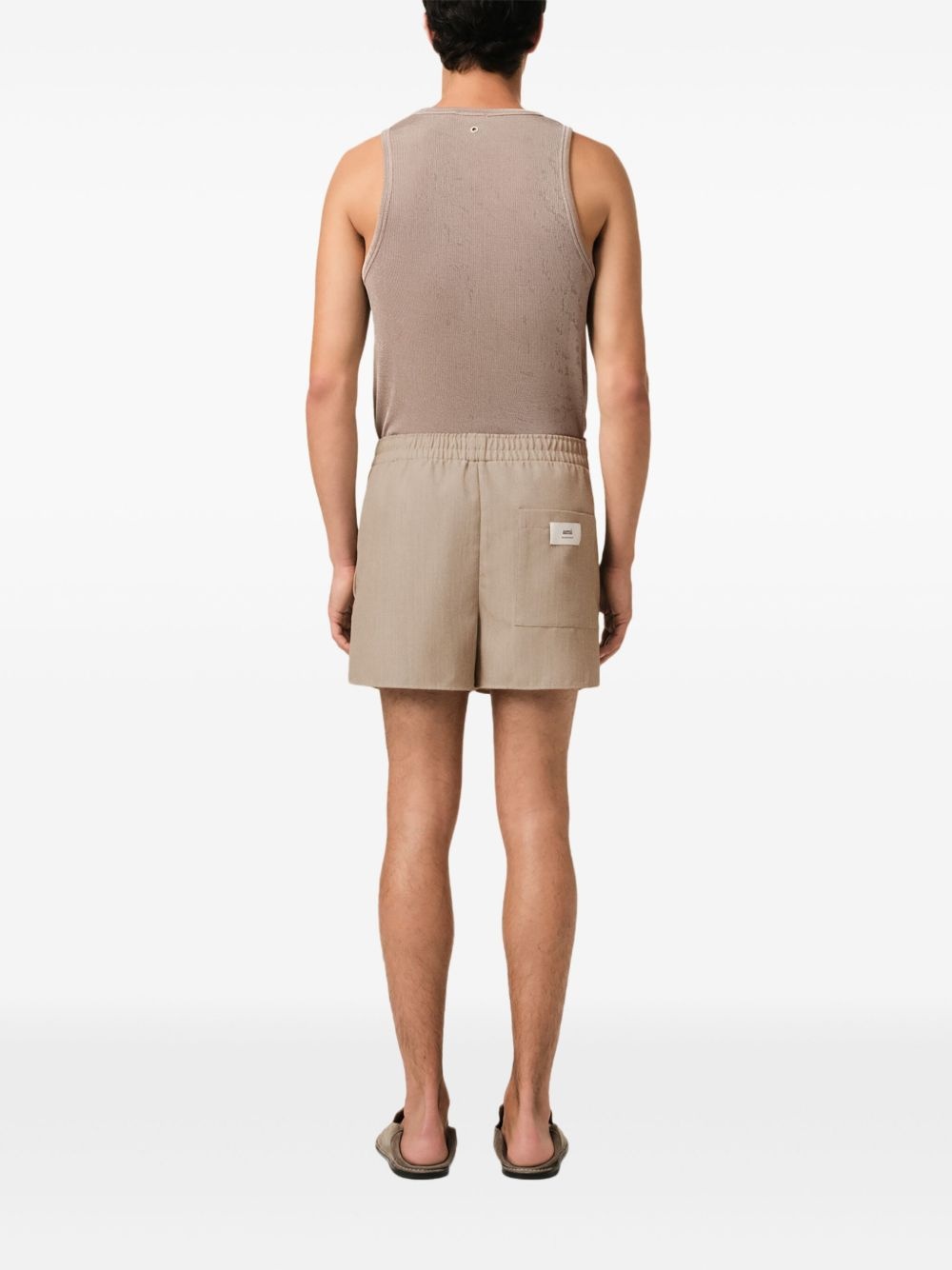 grain-de-poudre shorts - 4