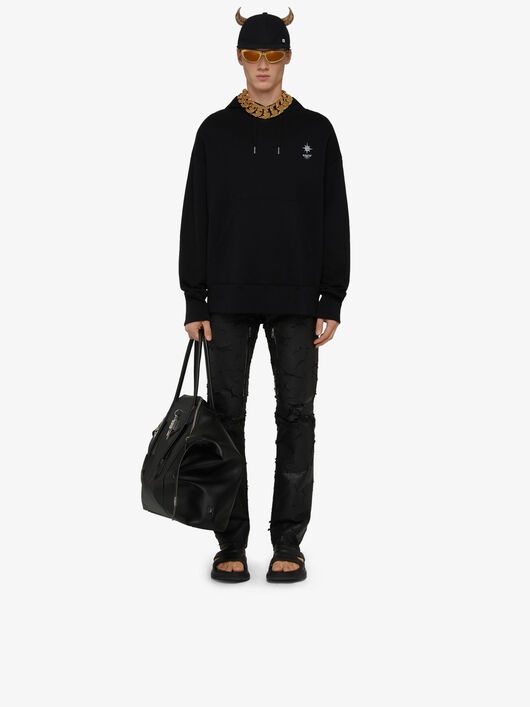 GIVENCHY PRINTED OVERSIZED HOODIE - 1