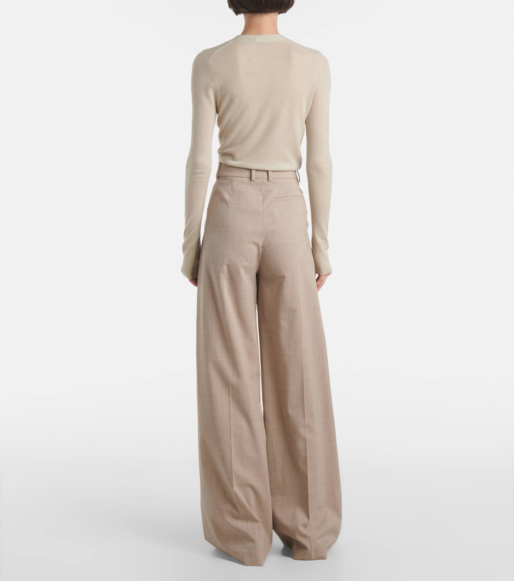 Alana wool wide-leg pants - 3