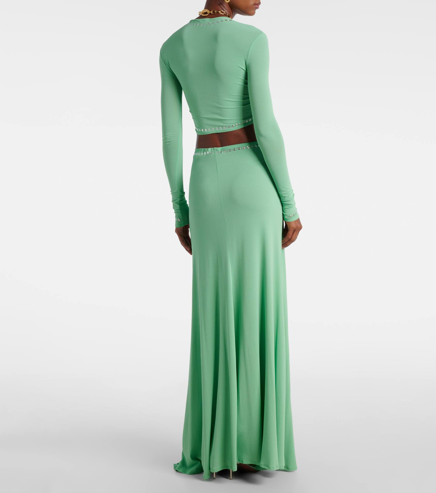 Embellished maxi skirt - 3