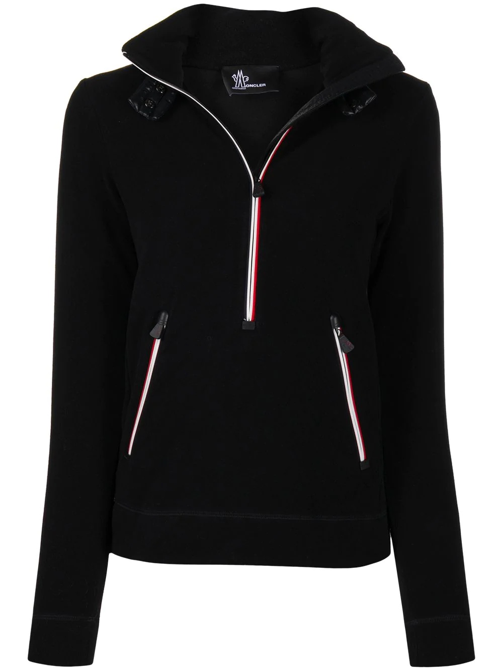 zip-up long-sleeved jacket - 1