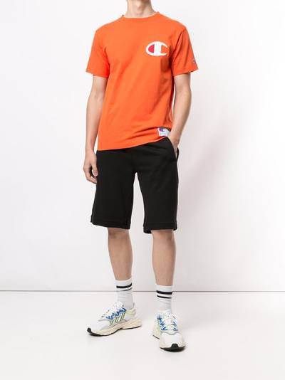 Champion logo patch crew neck T-shirt outlook
