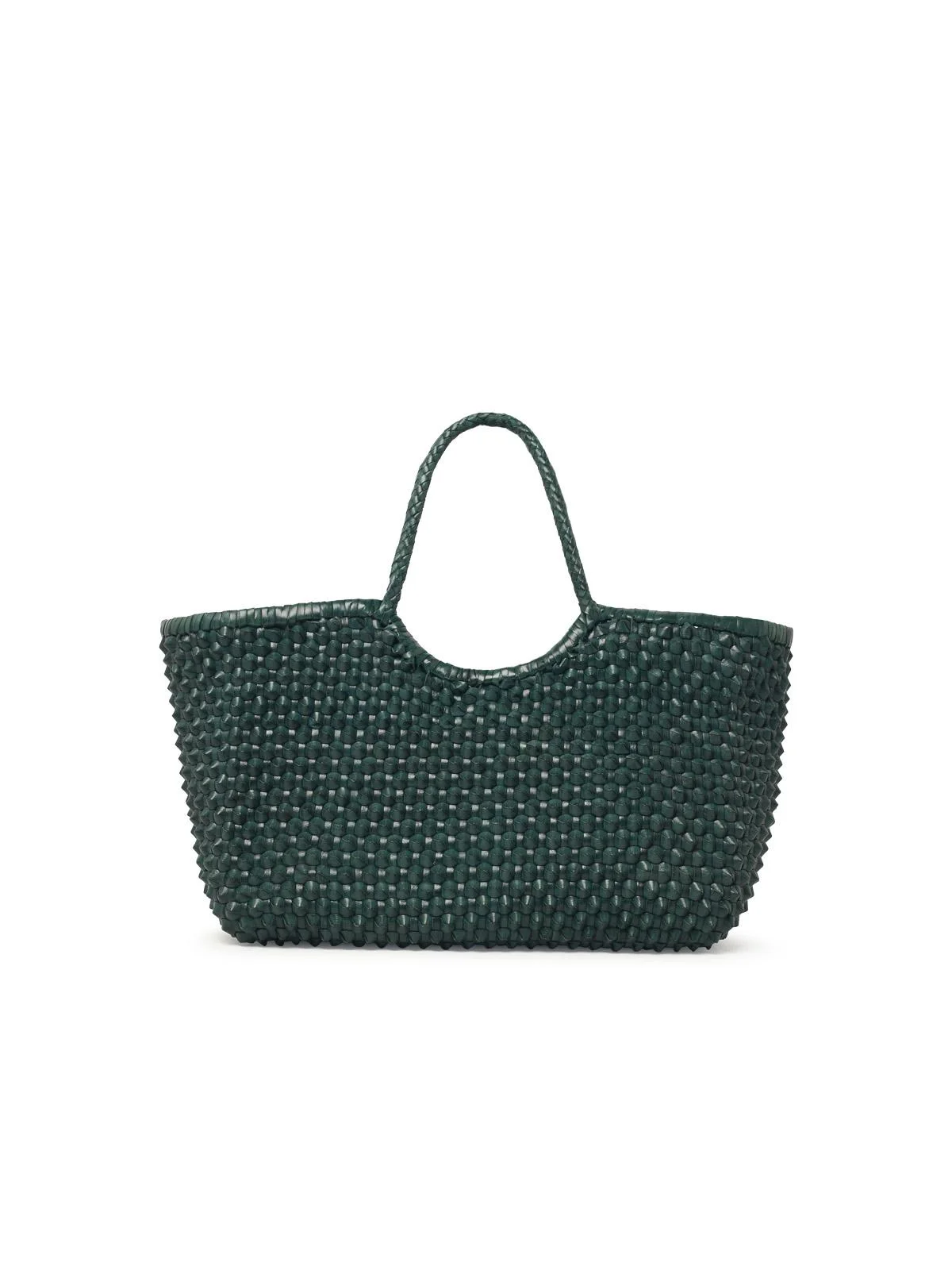 Dragon Diffusion Forest Green Leather Nantucket Cactus' Bag Women - 1
