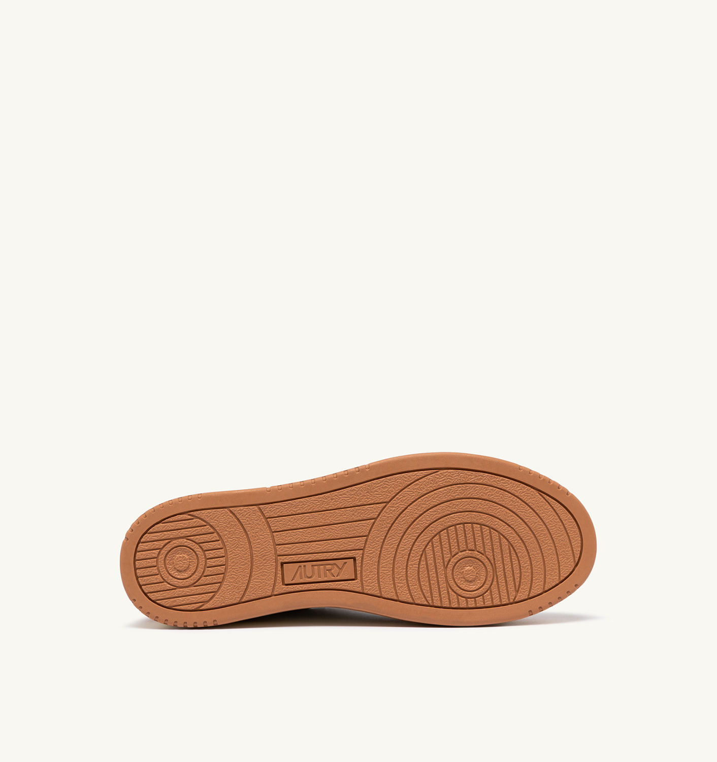 MEDALIST LOW BICOLOR SNEAKERS IN WHITE AND SAND STORM LEATHER - 4