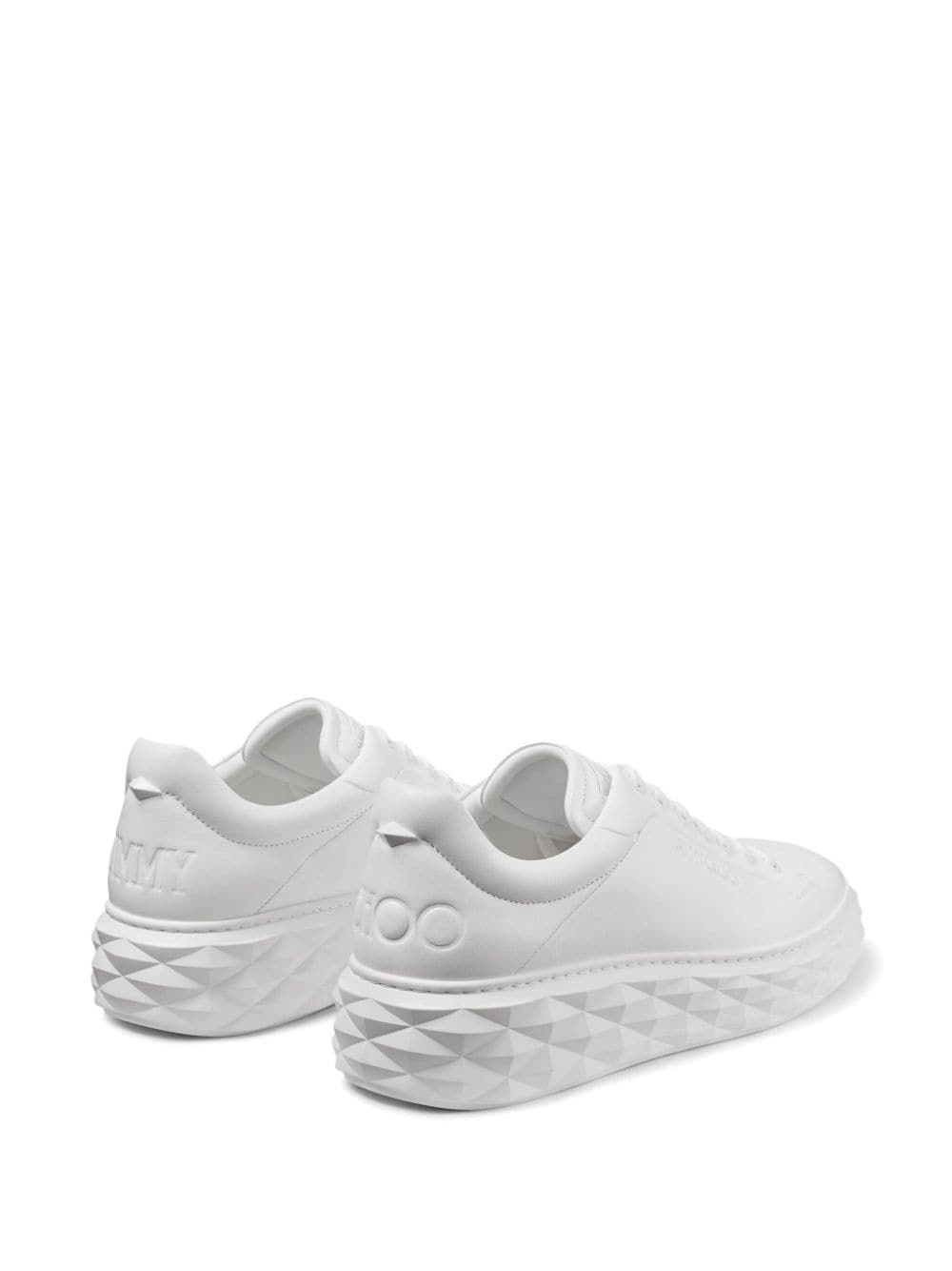 Diamond Maxi leather sneakers - 3