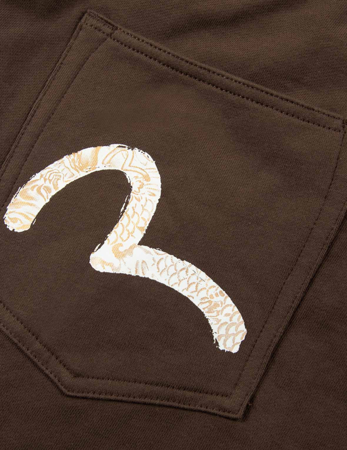 MULTI-POCKETS AND PRINT RELAX FIT SWEAT SHORTS - 8
