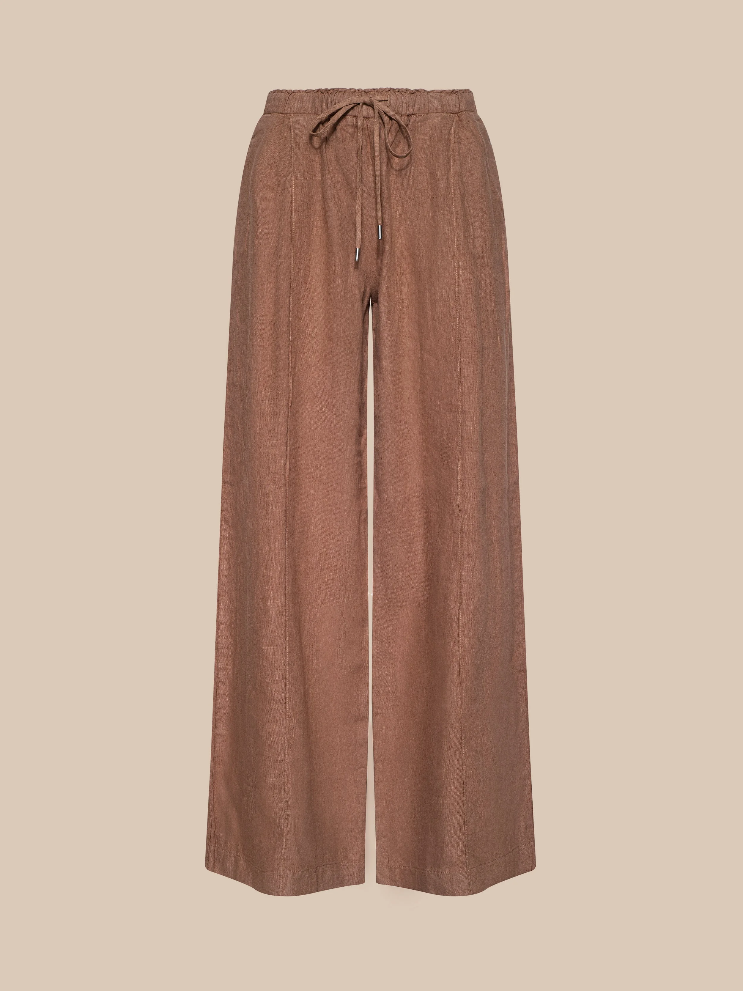 Connie Linen Drawstring Trouser - 1