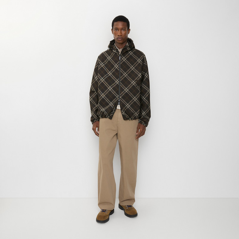 Burberry Reversible Check Hooded Jacket outlook