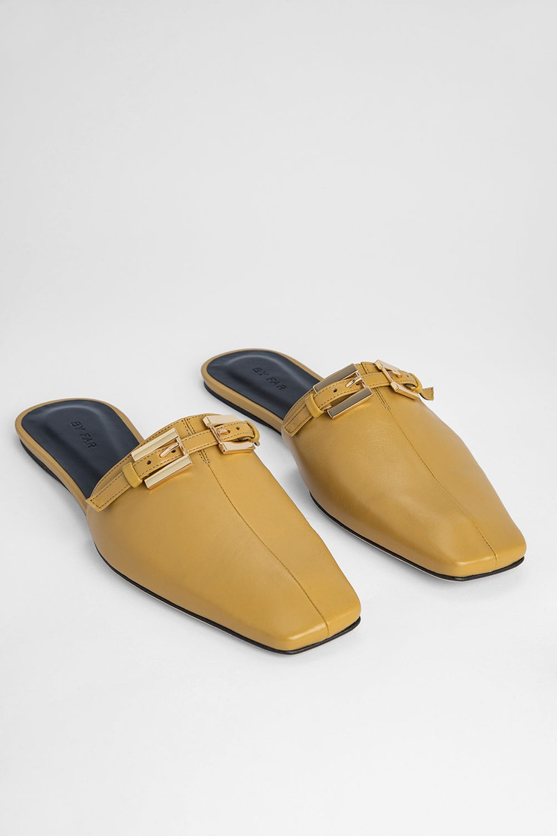 BY FAR Rado Ochre Gloss Leather outlook