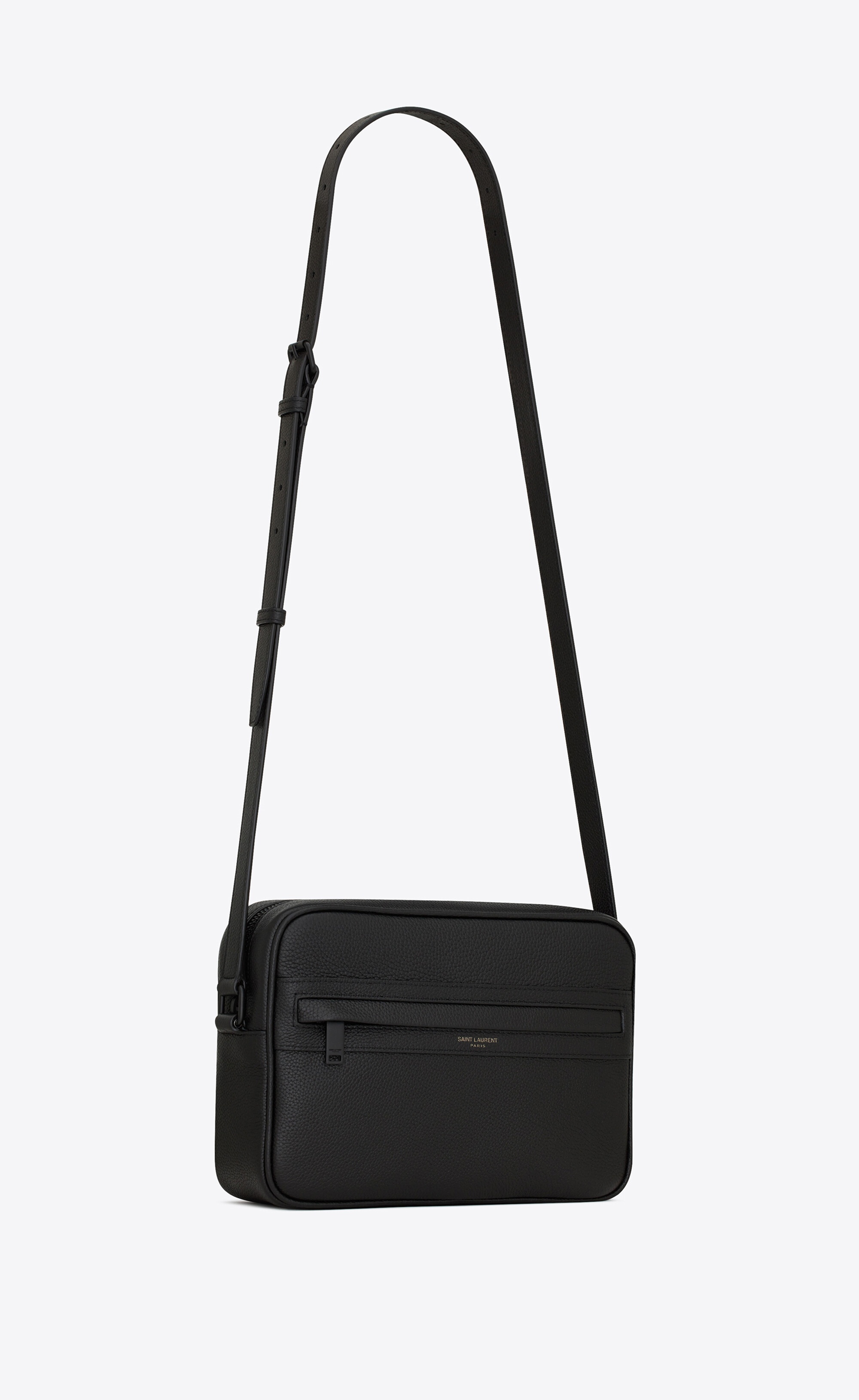 camp camera bag in grained leather - 4