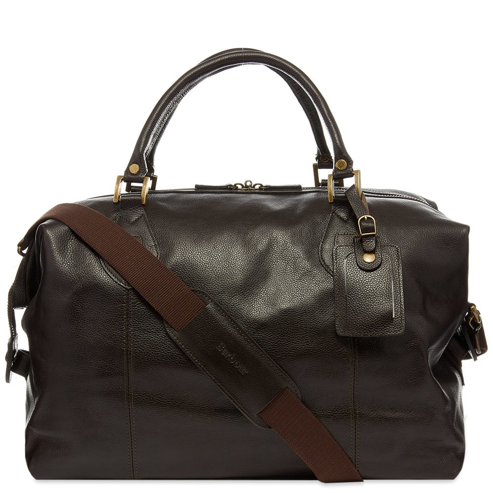 Barbour Leather Medium Travel Explorer - 1