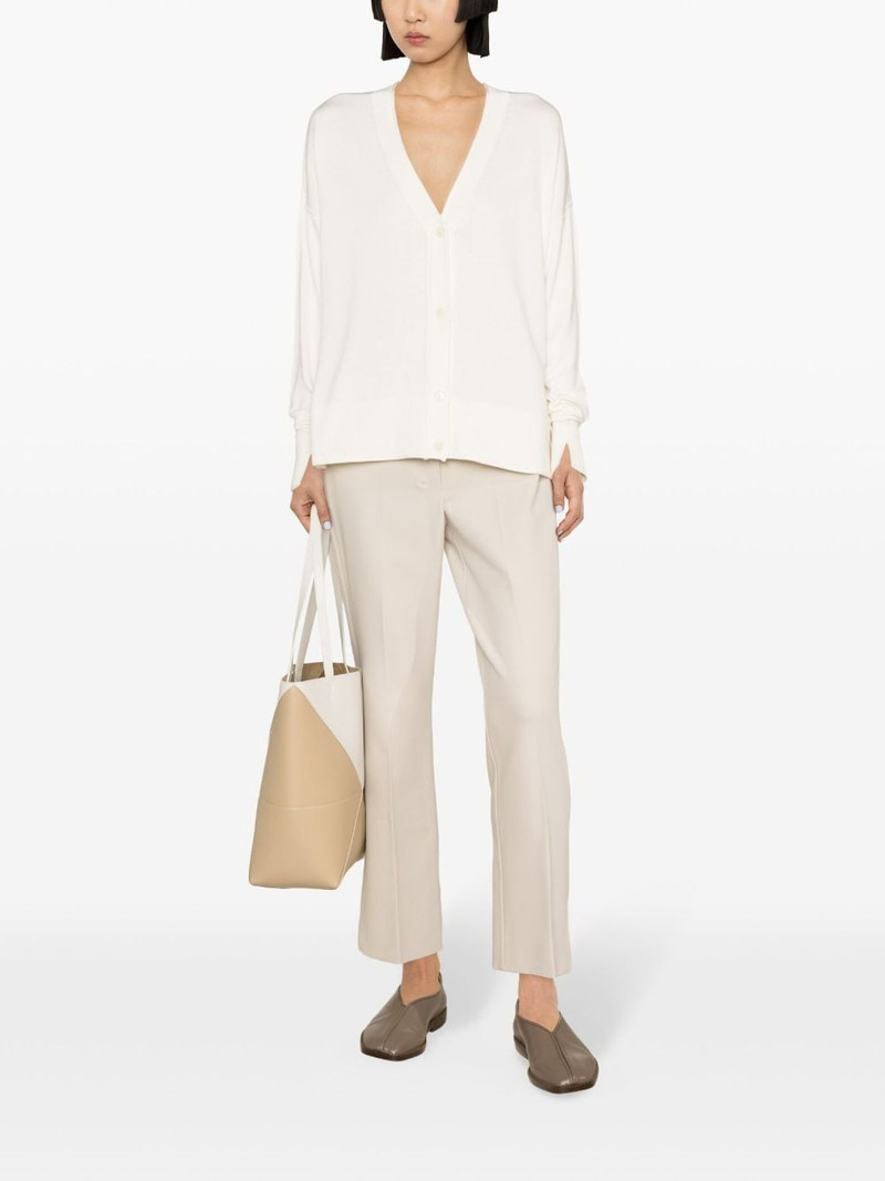 BOSS V-neck ribbed-knit cardigan outlook