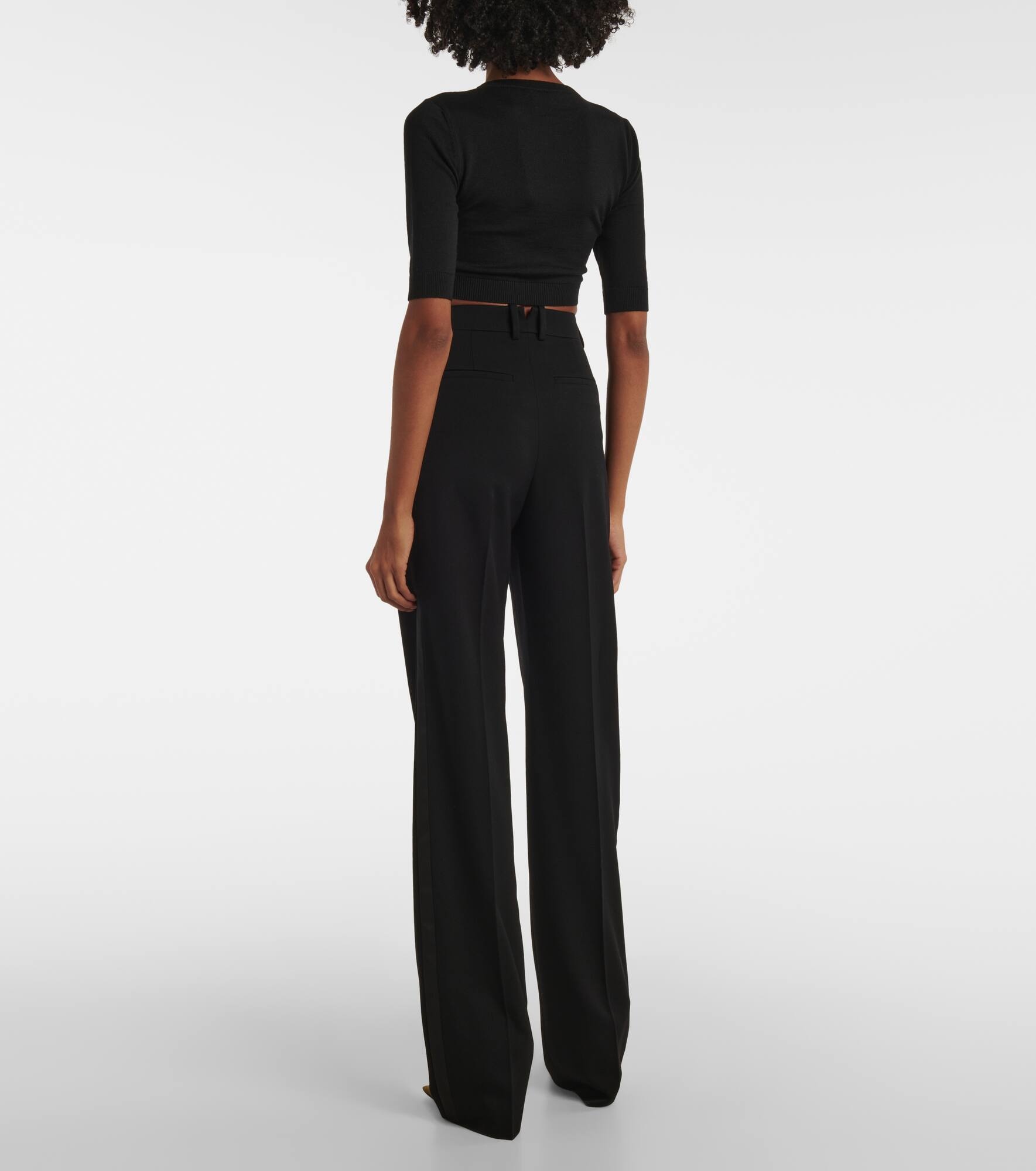 Cropped wool top - 3