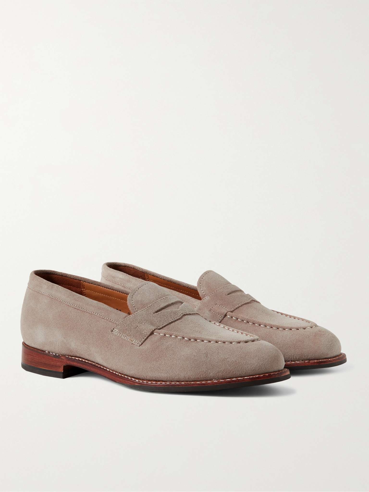 Lloyd Suede Penny Loafers - 4