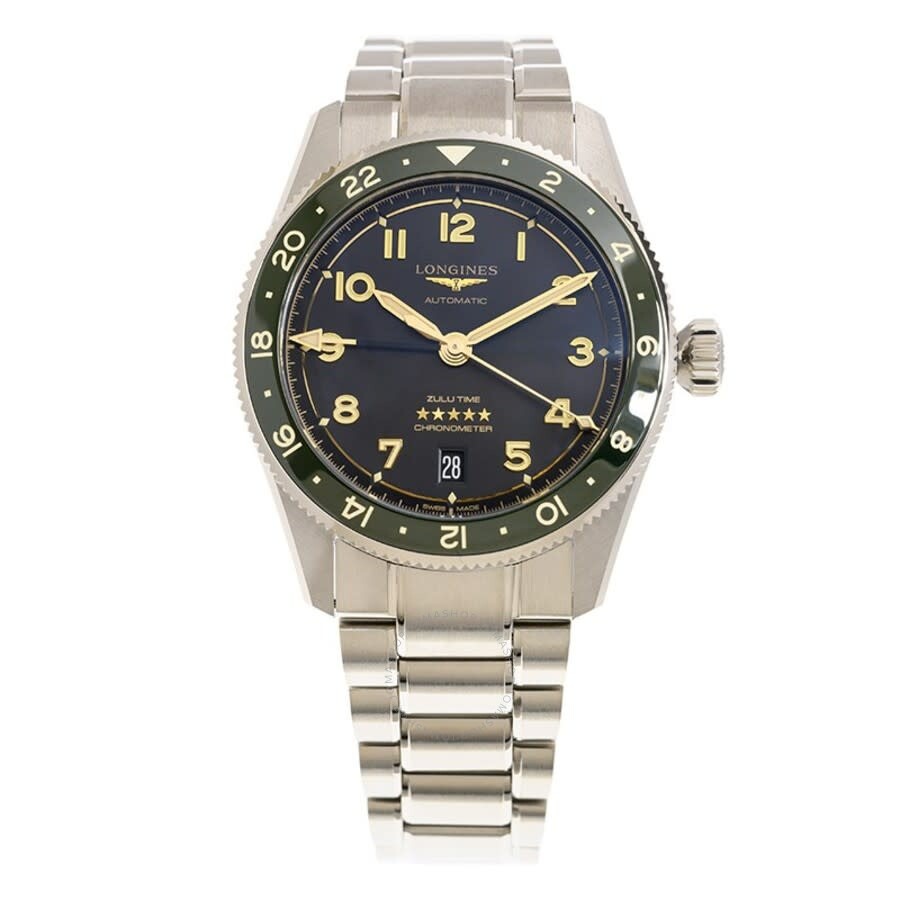 Longines Spirit Zulu Time Automatic Anthracite Dial Men's Watch L3.802.4.63.6 - 3