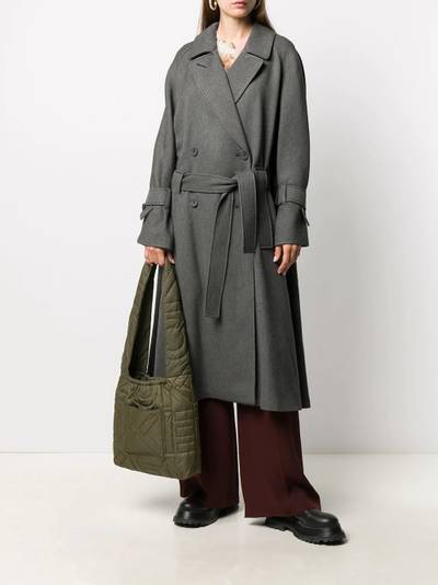 KENZO belted double-breasted coat outlook