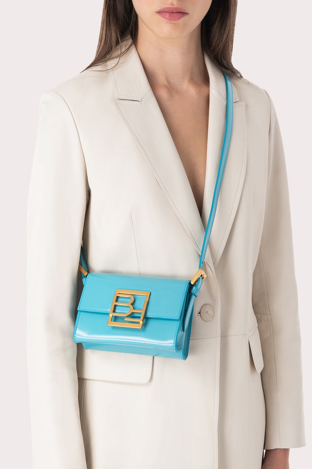 Fran Aquamarine Semi Patent Leather - 3