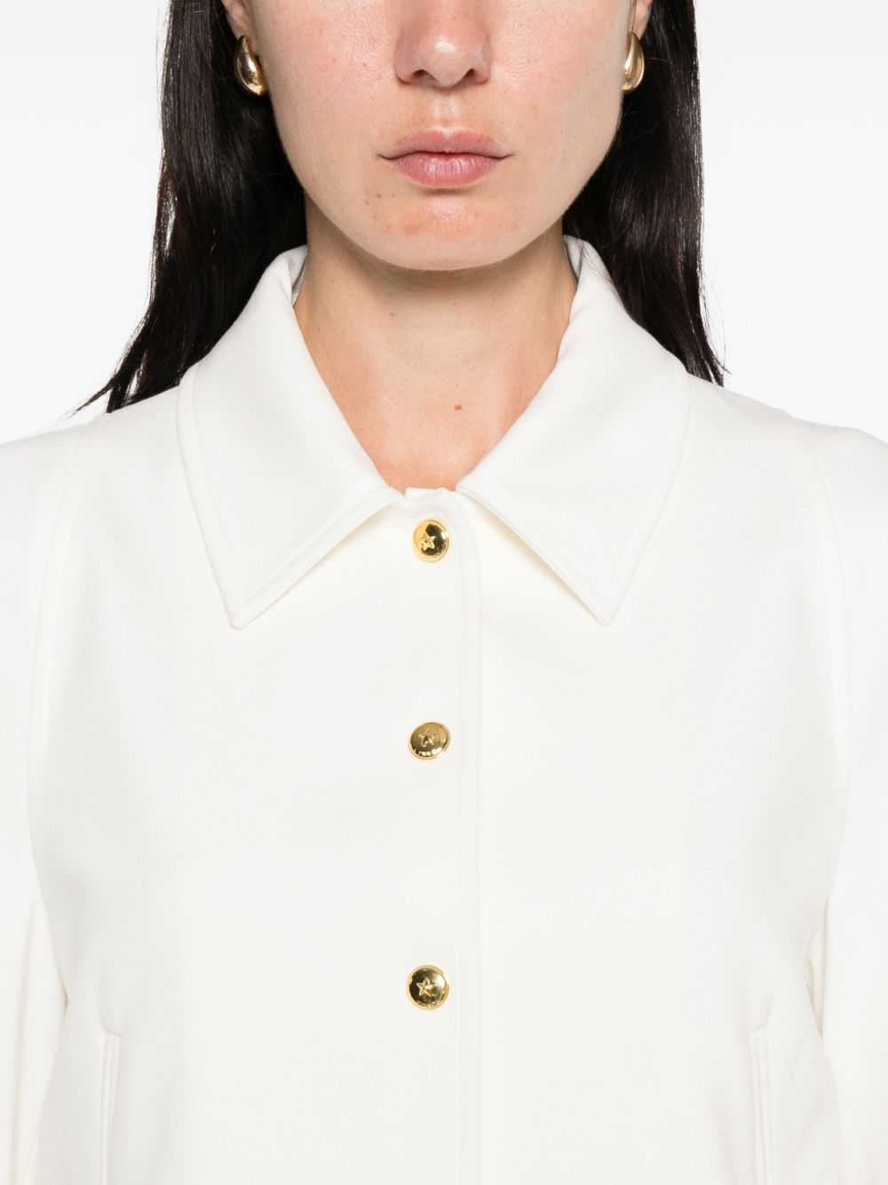cropped buttoned jacket - 5