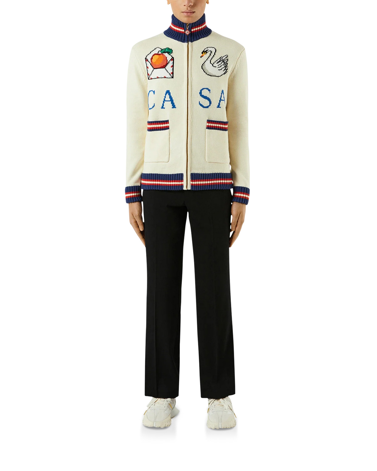 Casa Swan Zip Up Jacket - 3