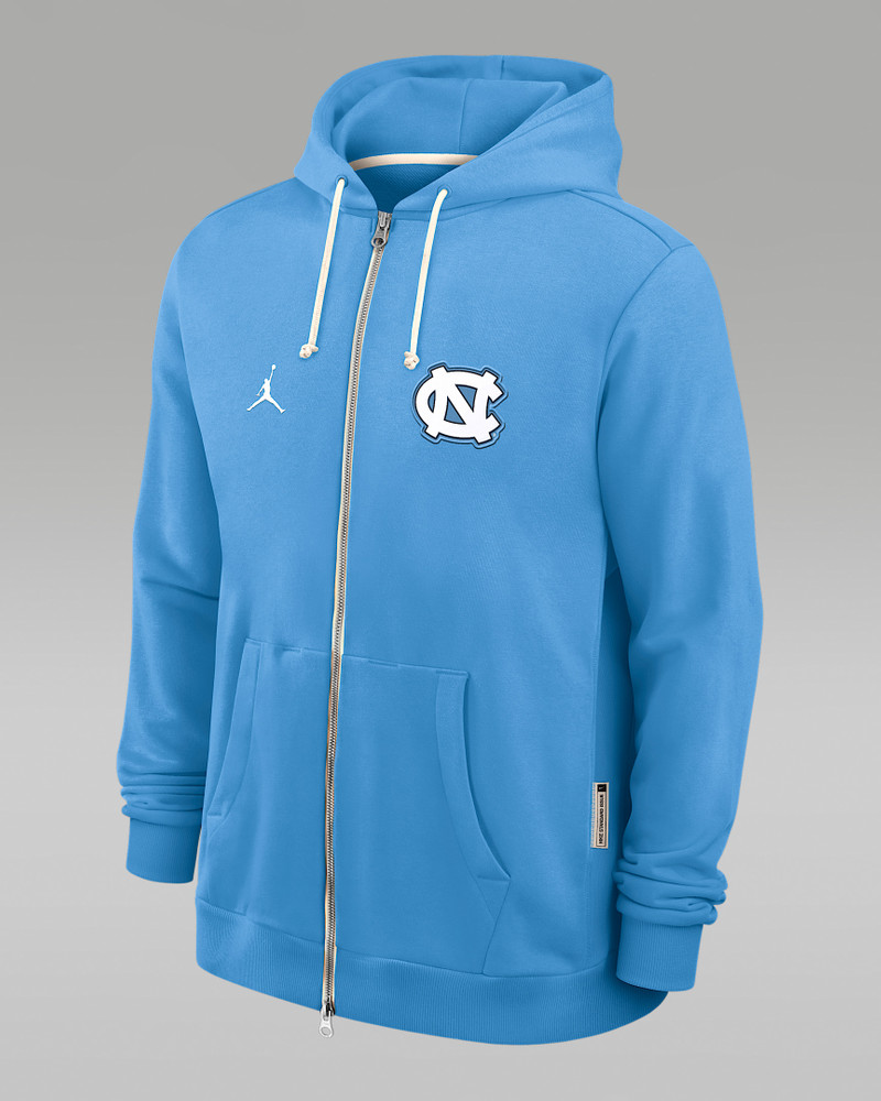 North Carolina Sideline Men's Jordan Brand Dri-FIT College Full-Zip Hoodie 1