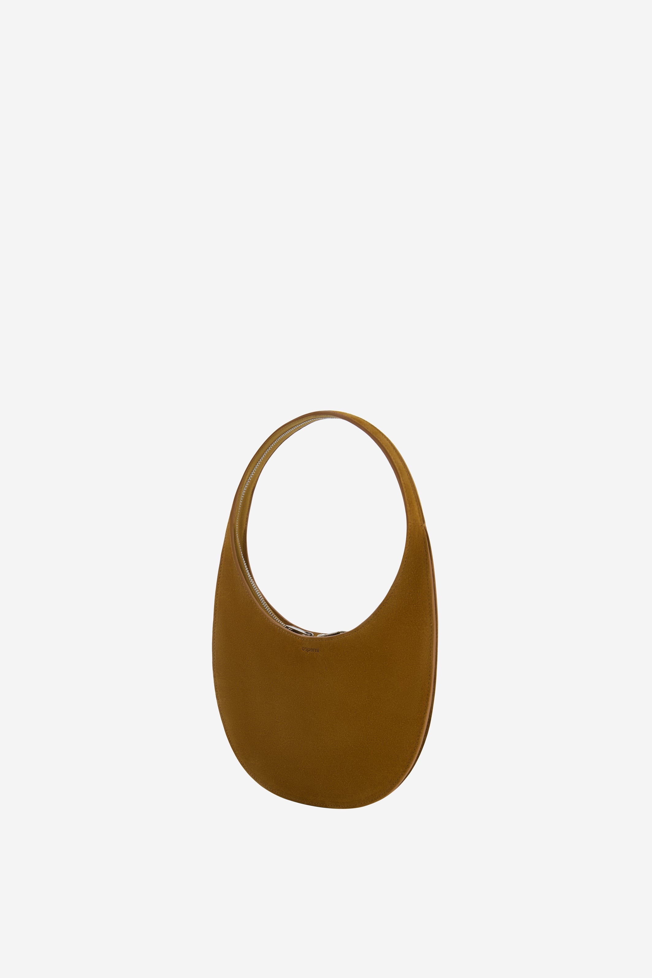 Suede Double Gusset Swipe Bag - 1