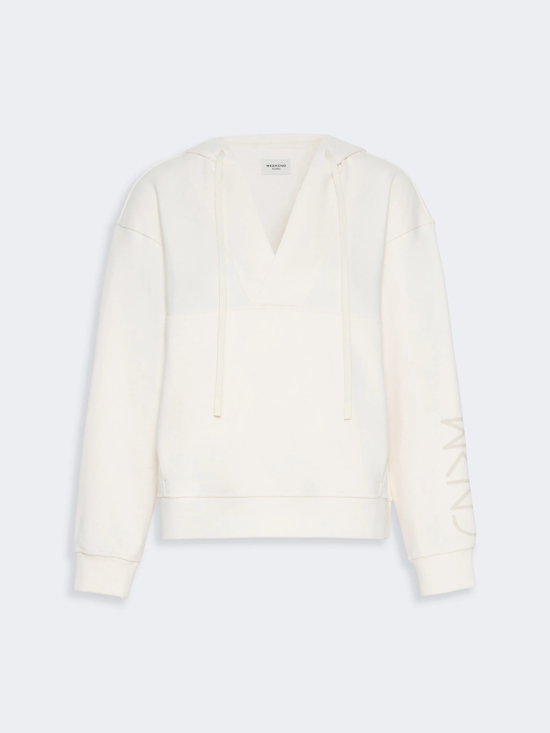 CANNONE Jersey hoodie - IVORY - 1