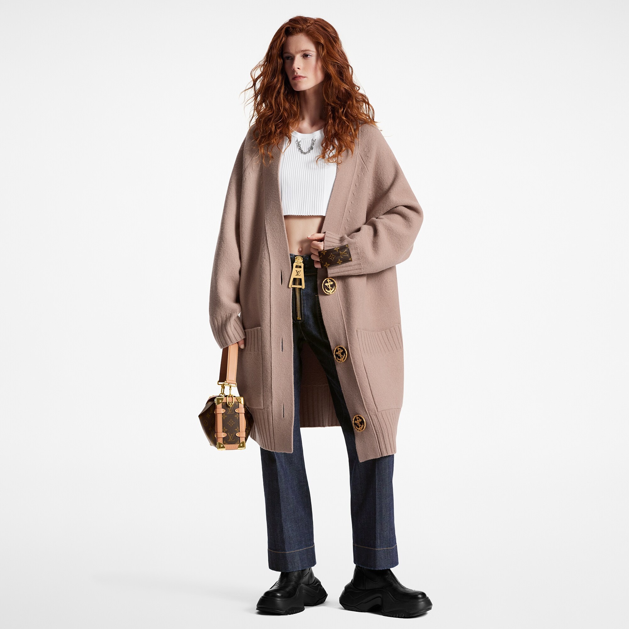 Oversized Detail Cardigan - 2