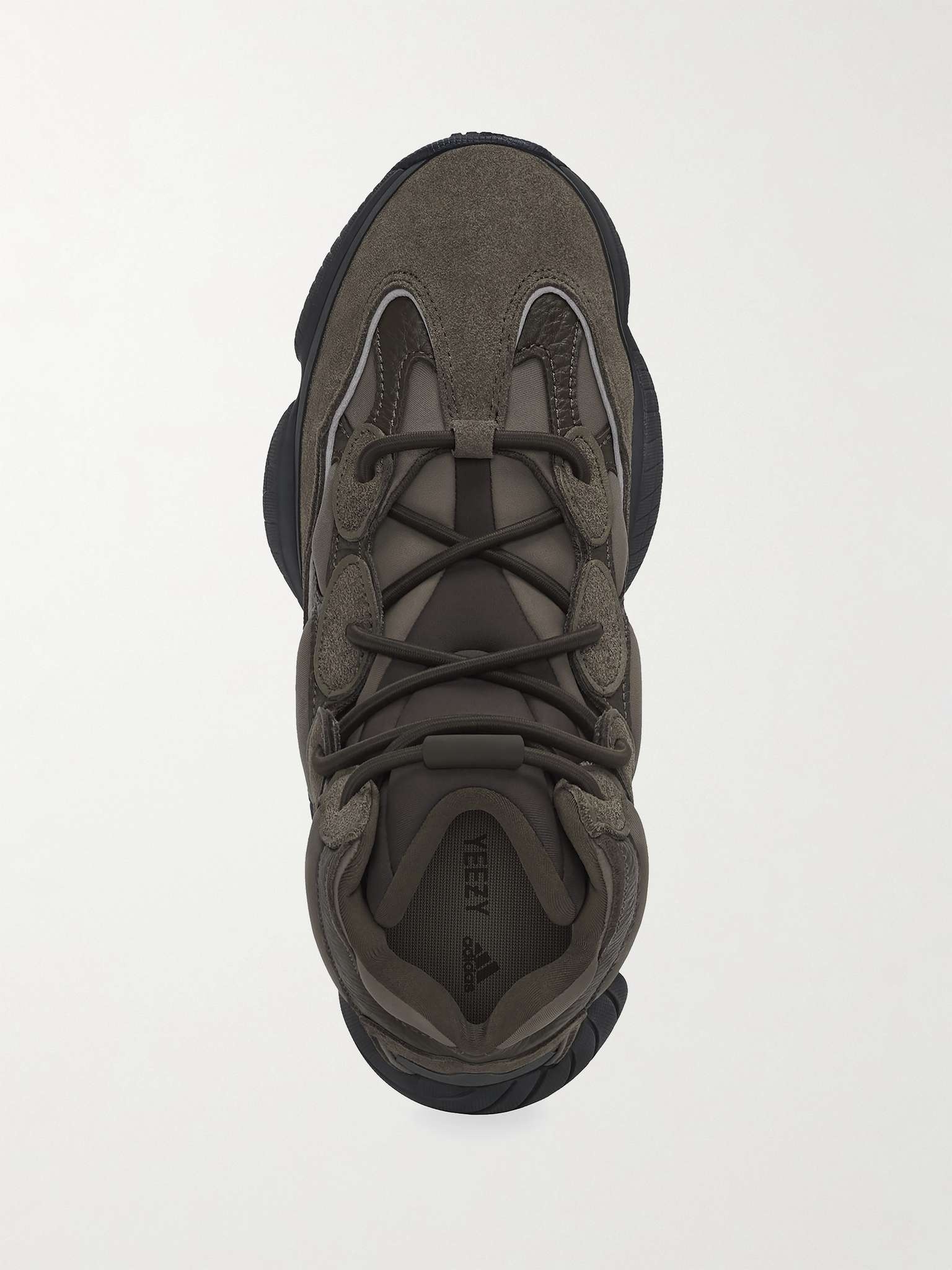 Yeezy 500 Suede, Leather and Neoprene High-Top Sneakers - 2