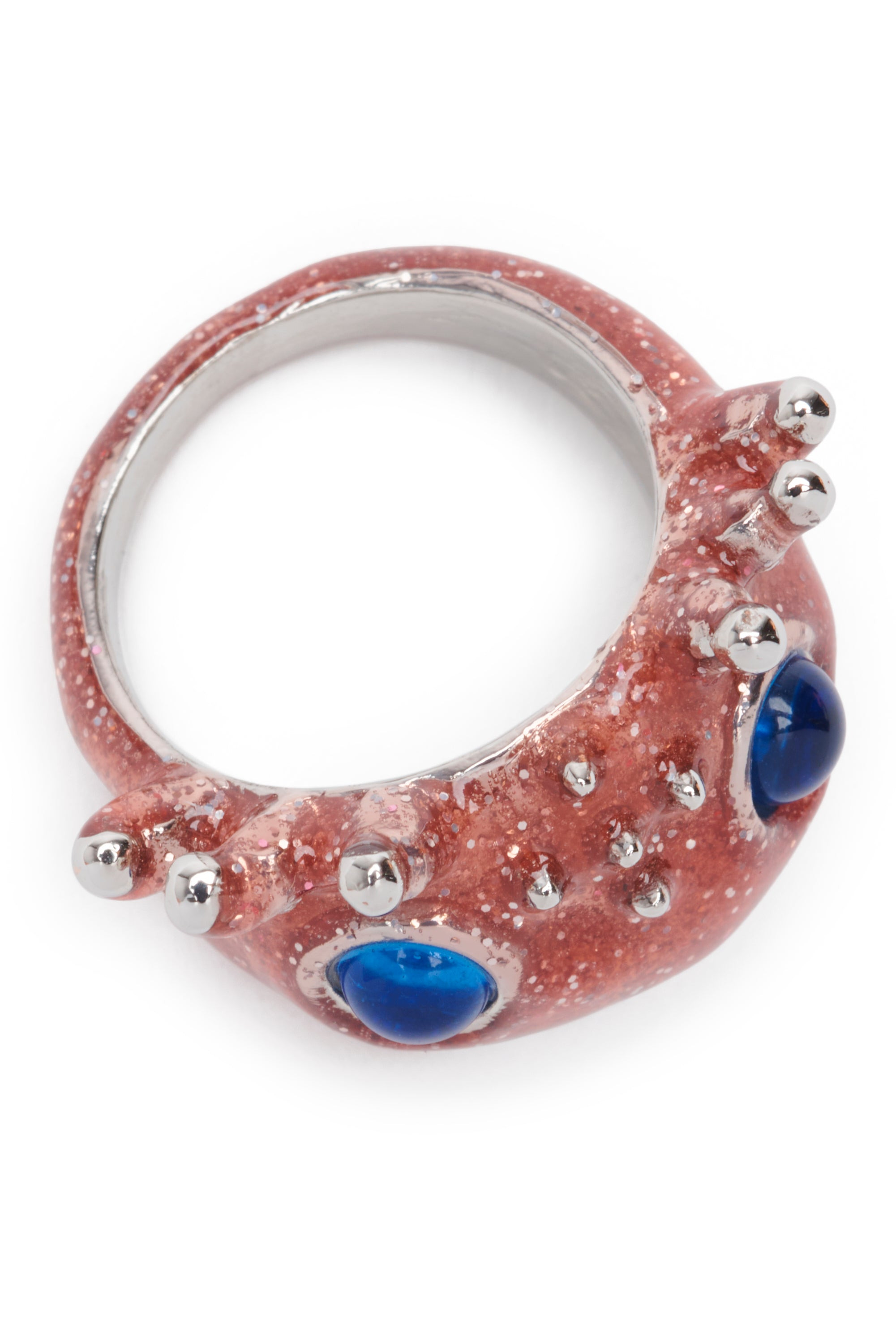 ROSE GLITTER AXOLOTL RING - 3