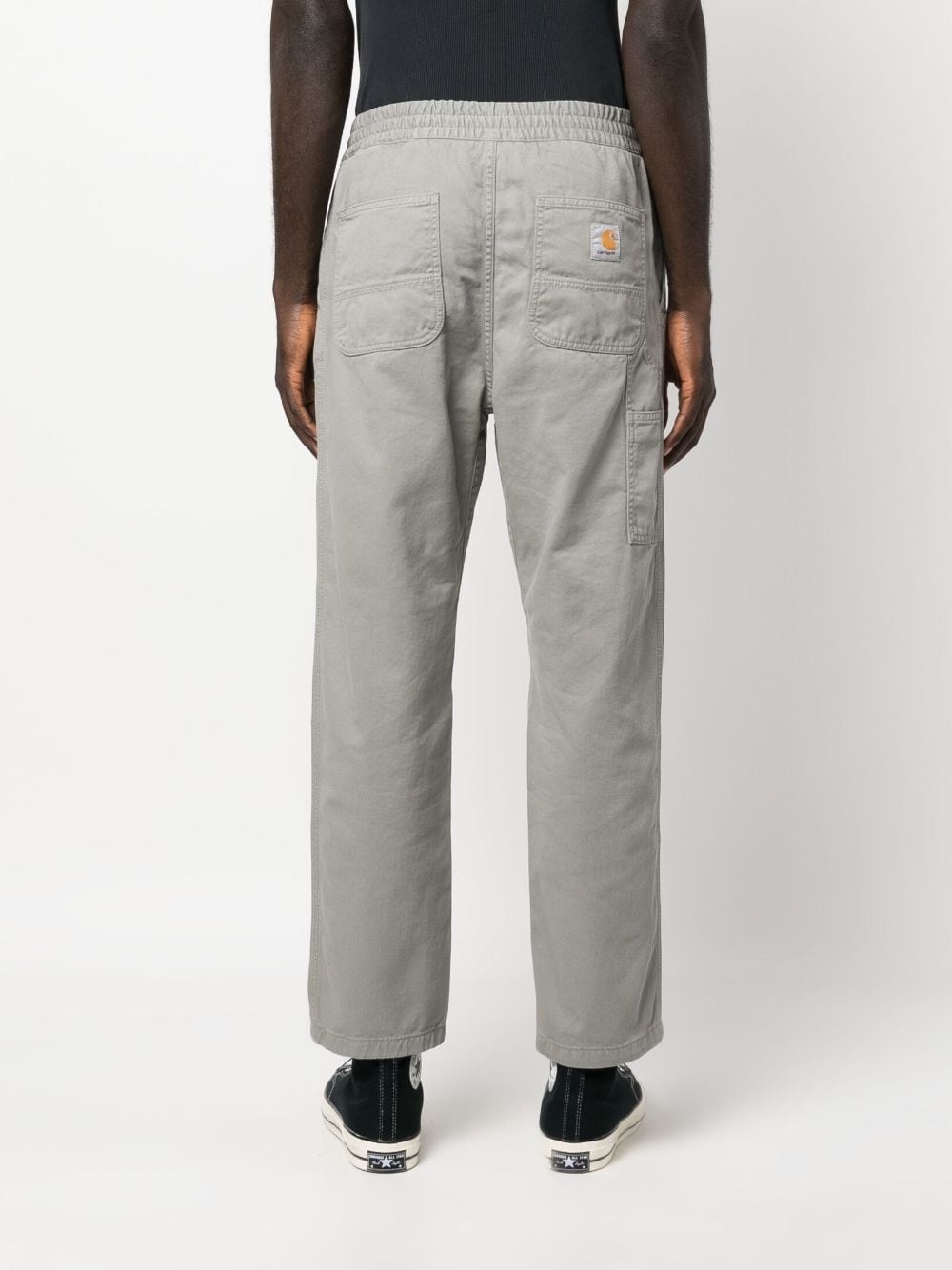 Flint straight-leg organic-cotton trousers - 4