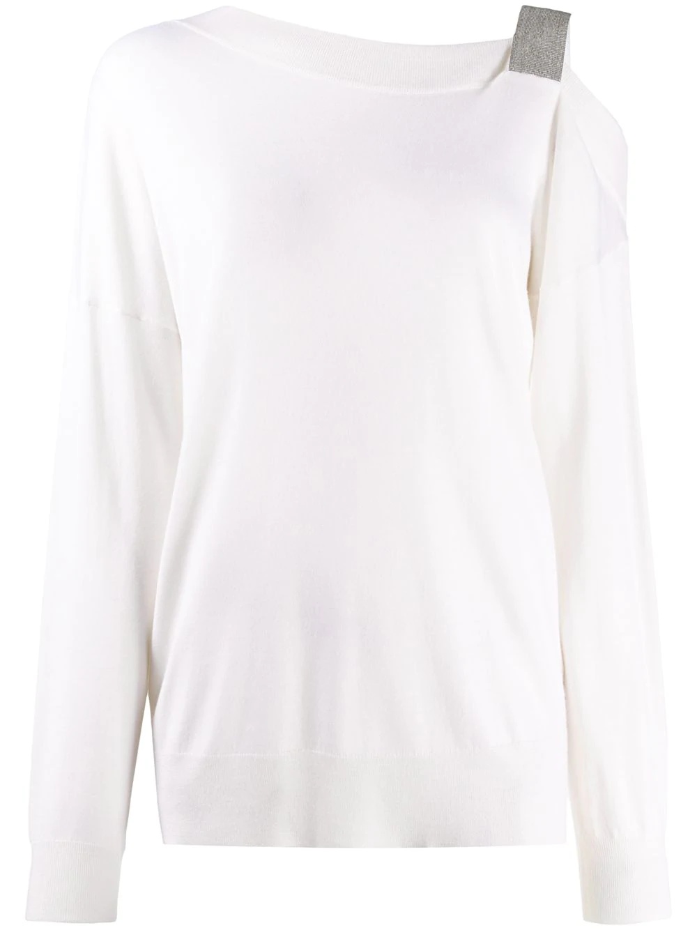 cashmere long-sleeve jumper - 1