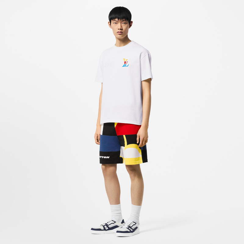 Louis Vuitton Jacquard Cotton Knit Shorts outlook