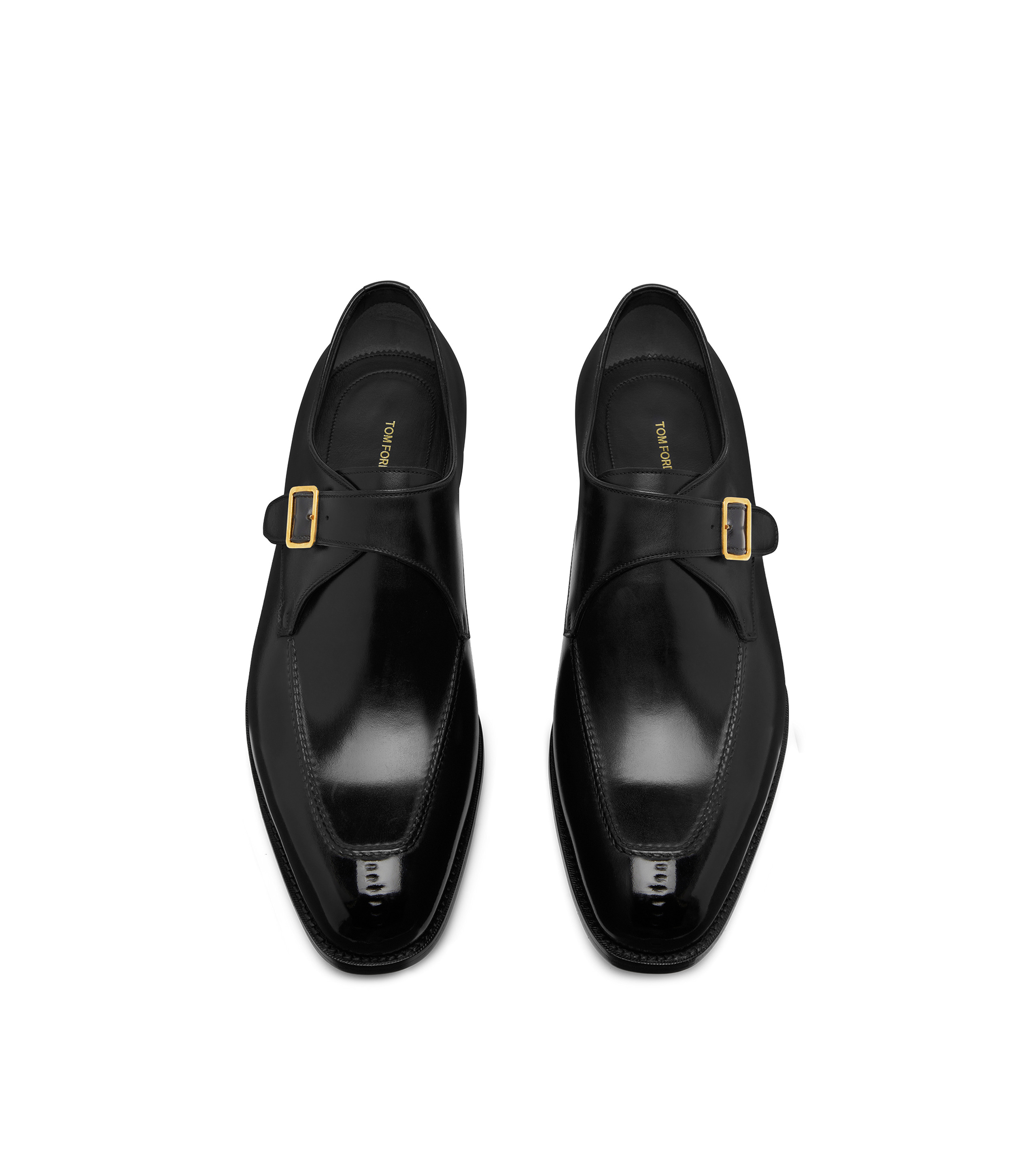 BURNISHED LEATHER TUDOR SINGLE MONK STRAP - 2