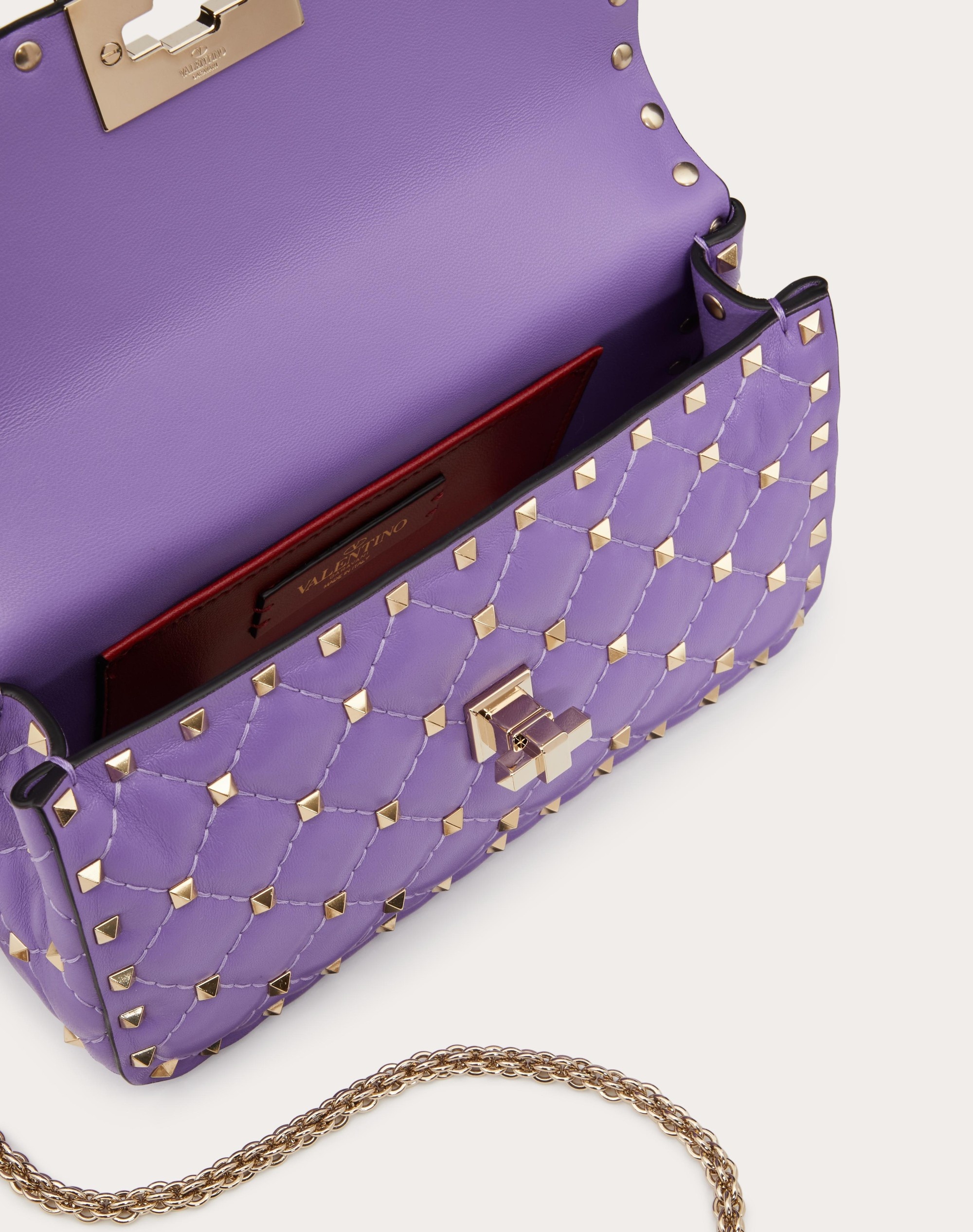 SMALL NAPPA ROCKSTUD SPIKE BAG - 7