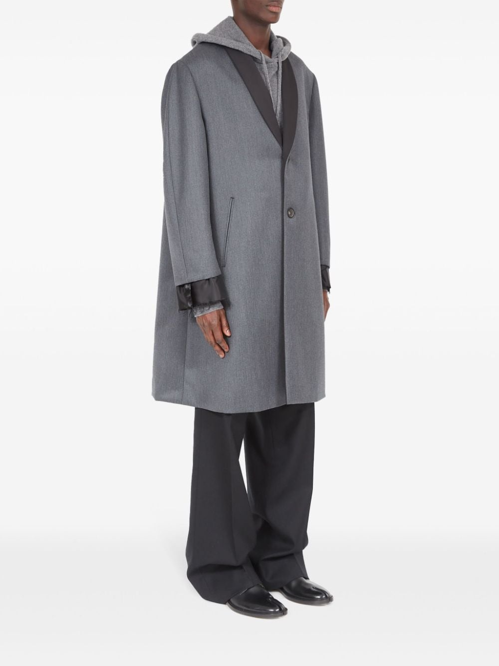 cavalry layered twill coat - 3