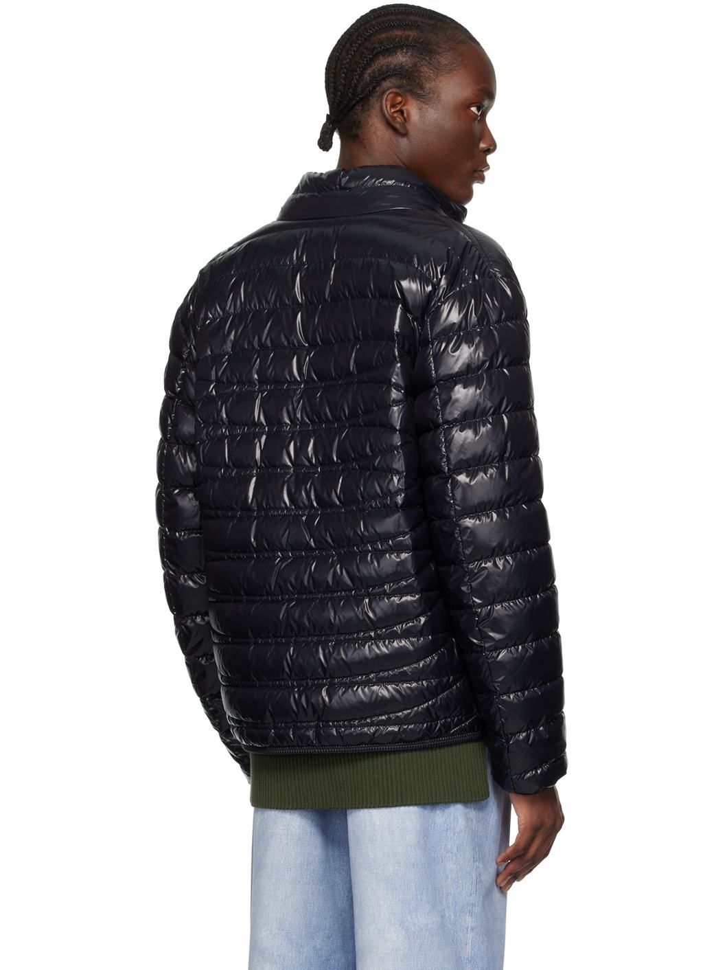 Black Leveche Short Down Jacket - 3