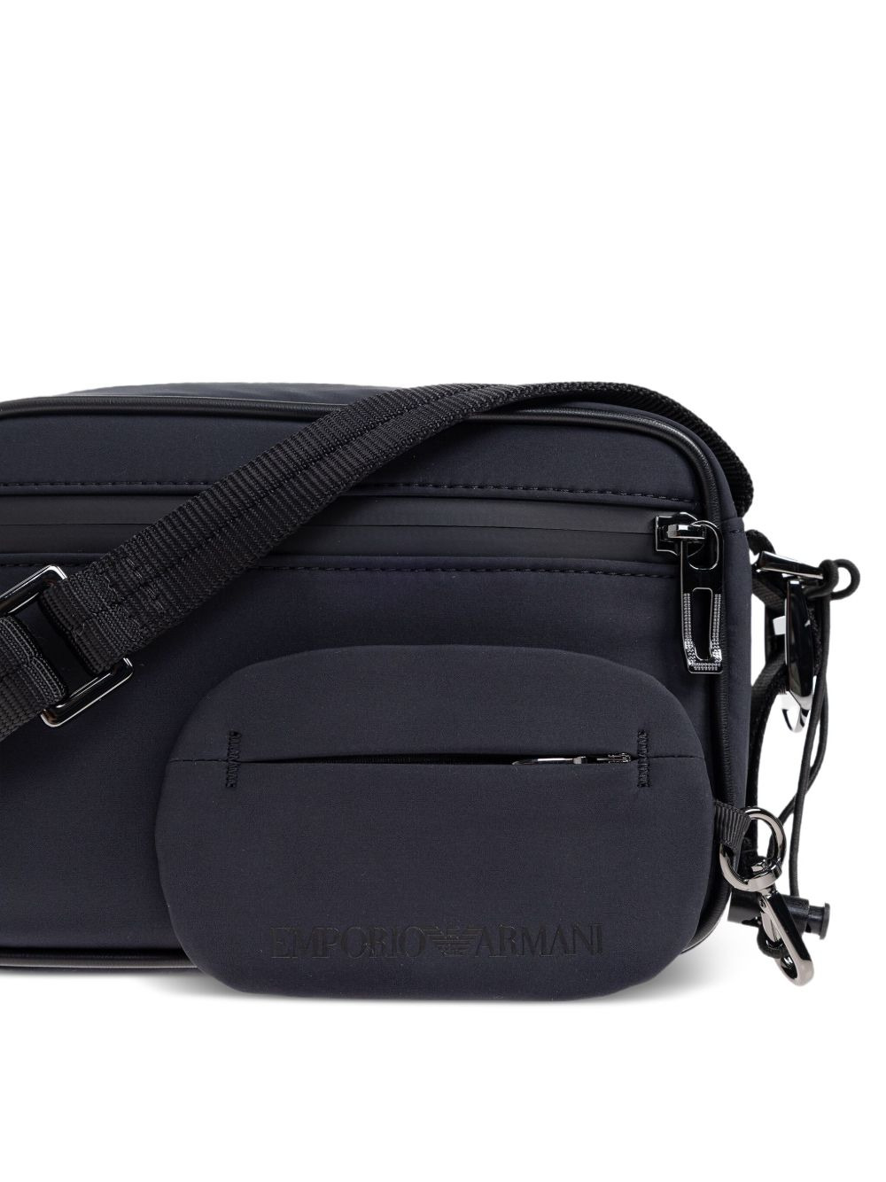 logo-patch front-zip backpack - 4