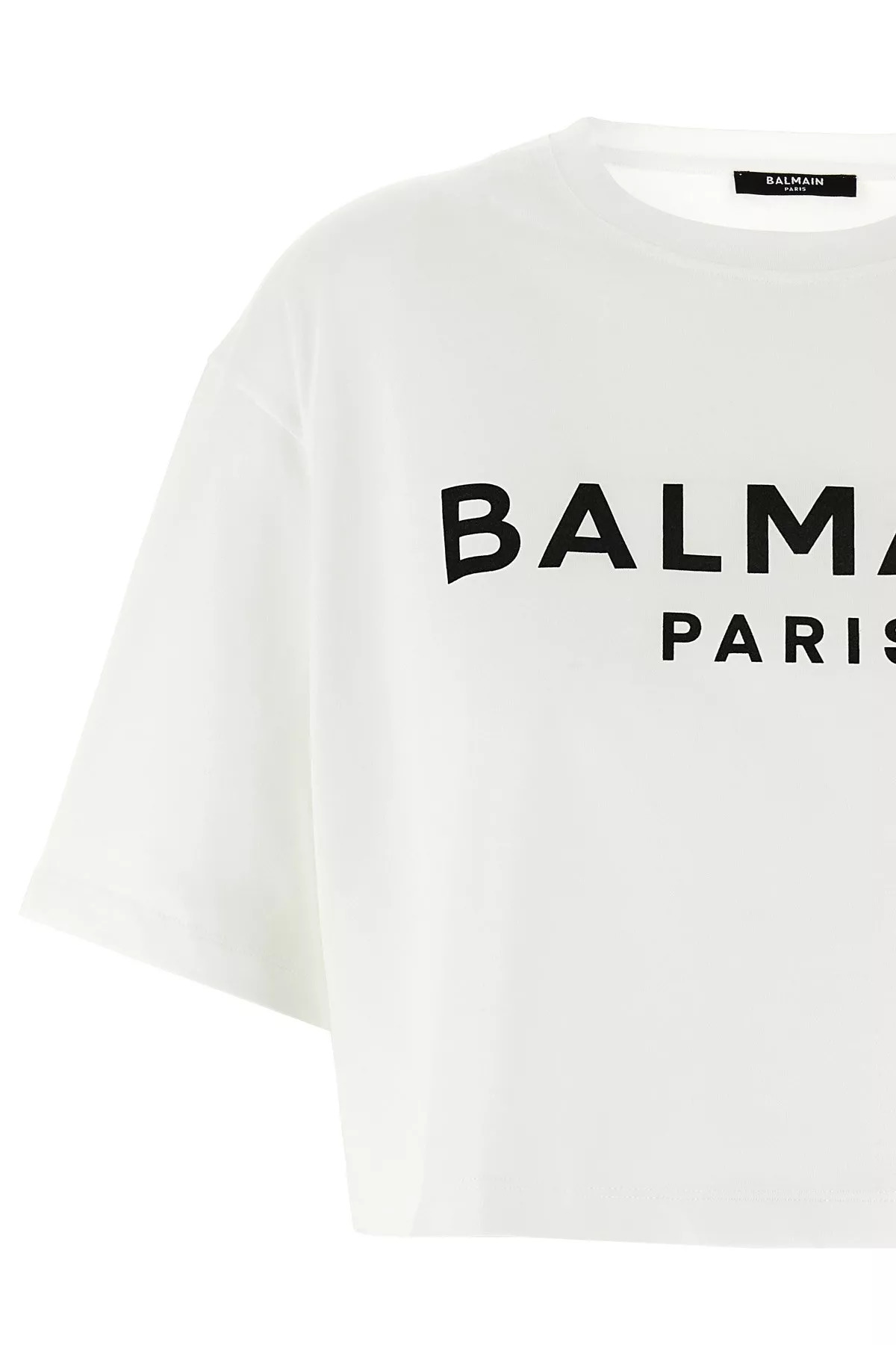 Logo crop T-shirt - 4