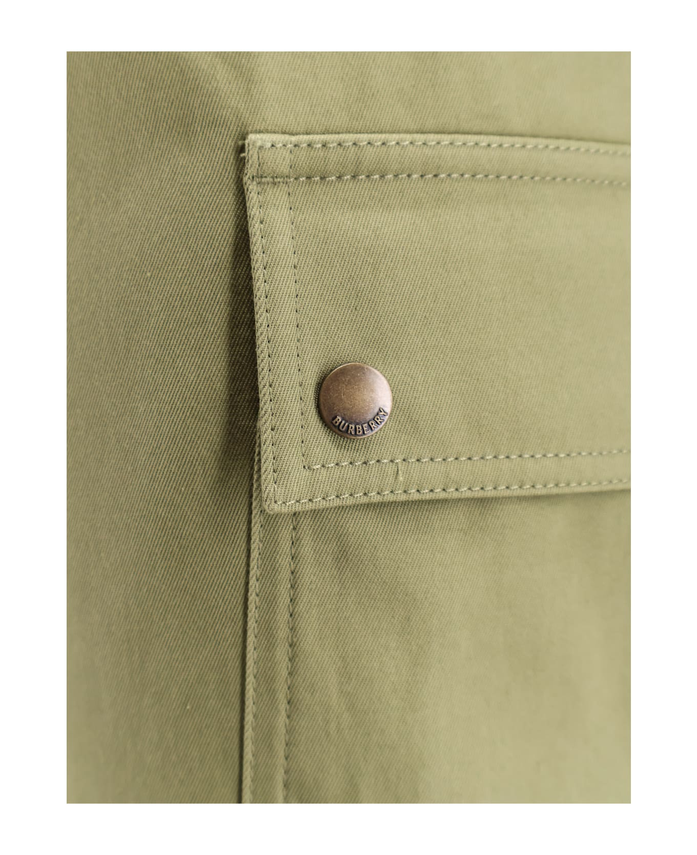 Cotton Trousers With Logo Embroidery - 3