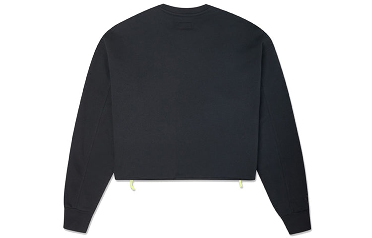 (WMNS) Converse Mountain Club Crew 'Black' 10020810-A01 - 2