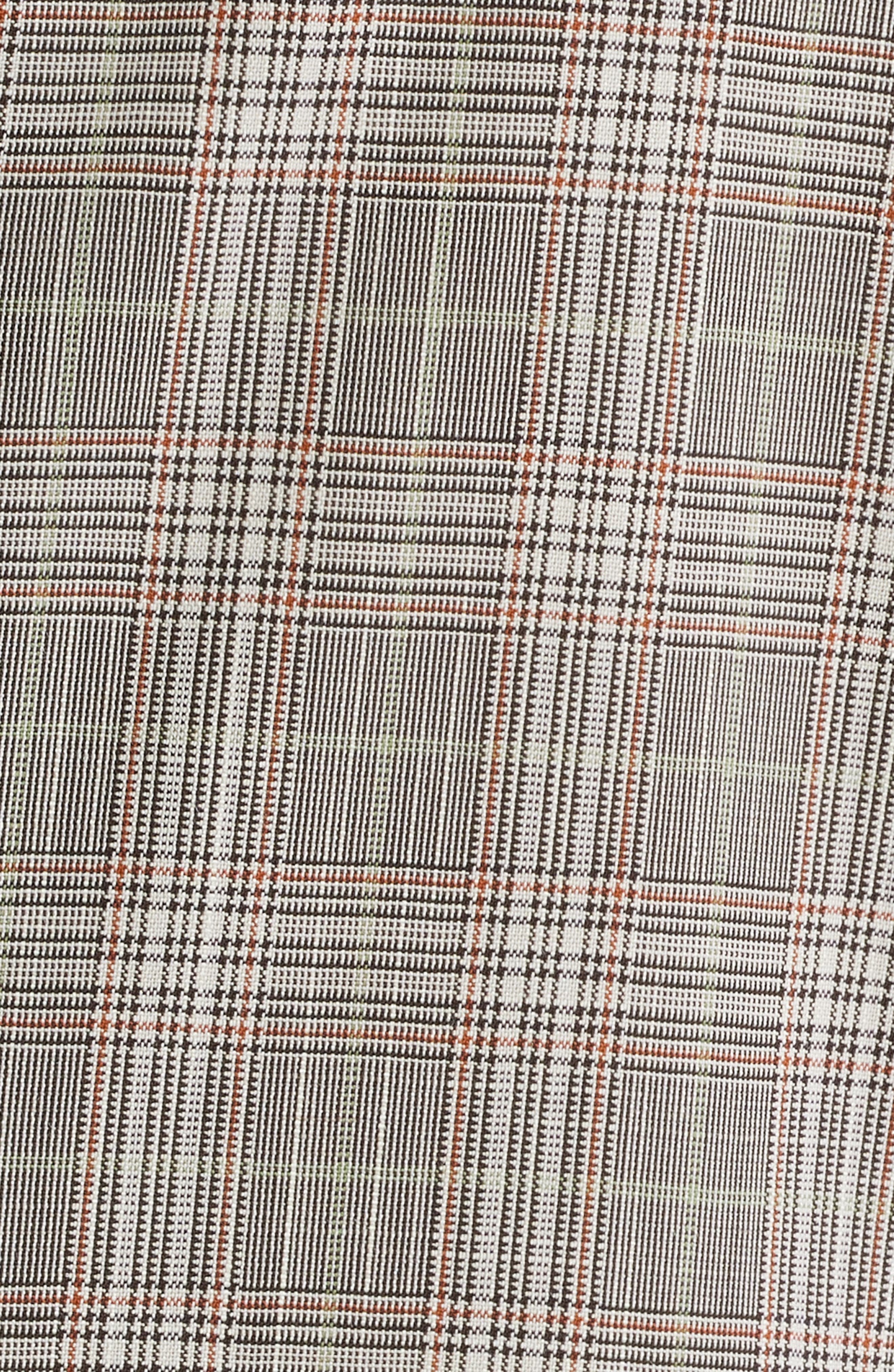 BOSS Heston Slim Fit Plaid Double Breasted Wool Blend Suit Jacket in Med Brown at Nordstrom - 5