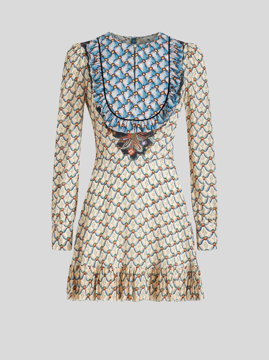 ETRO teardrop-neckline detail blouse - White