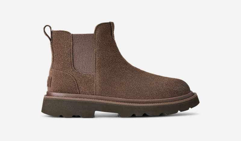 ® Men's Chelsea Lug Suede Boots in Molasses 1