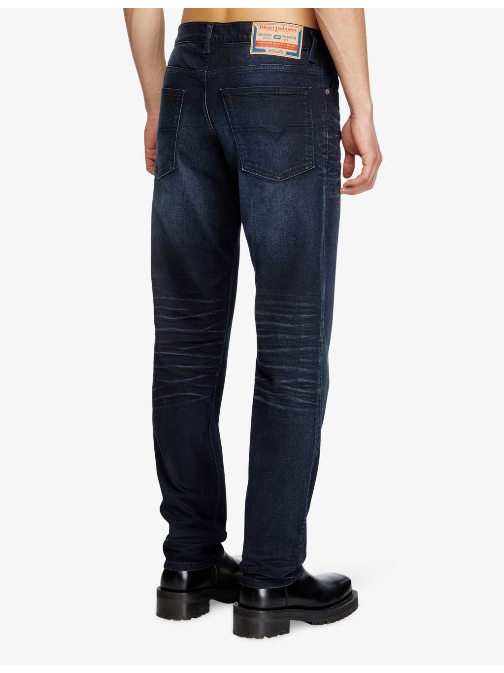 2023 D-Finitive Tapered-Leg Regular-Fit Denim-Blend Jeans - 4