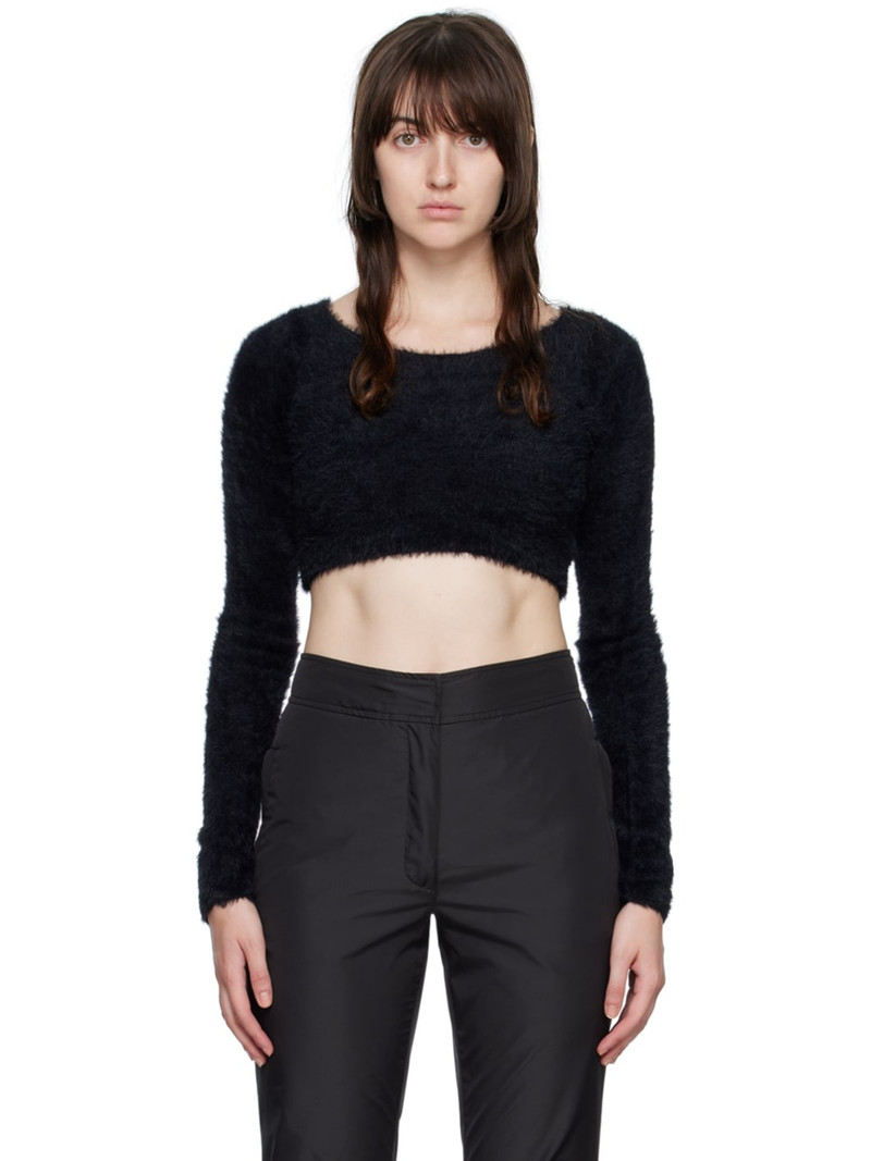 Black Fuzzy Sweater 1