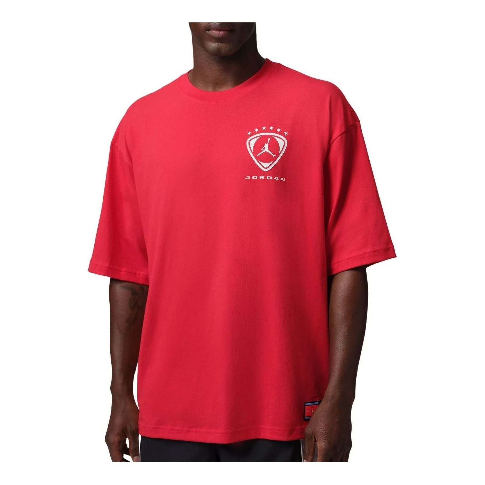 Jordan Brooklyn T-Shirt 'University Red White' IO0010-657 - 1