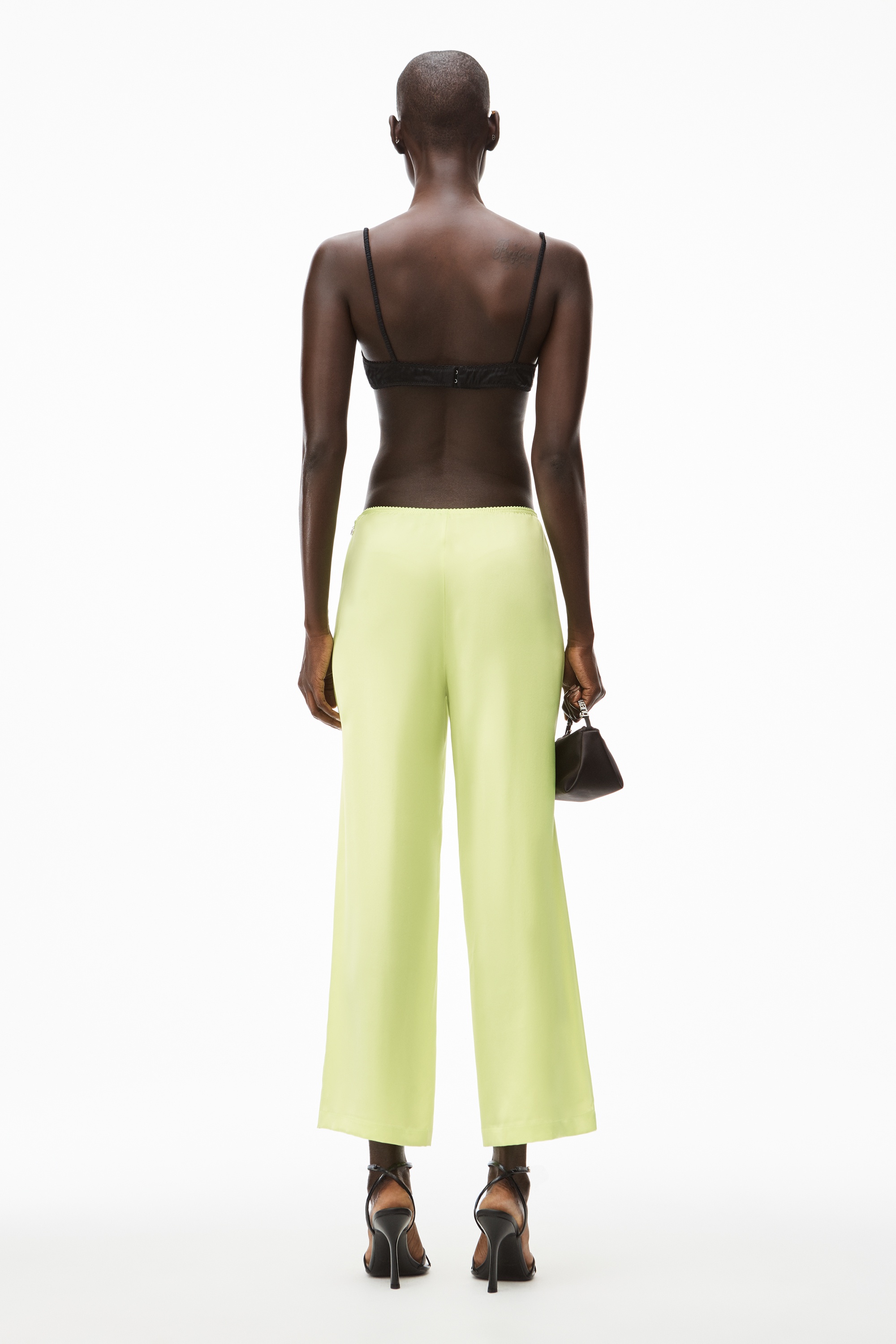 SLIM RELAXED PANT IN SILK CHARMEUSE - 4