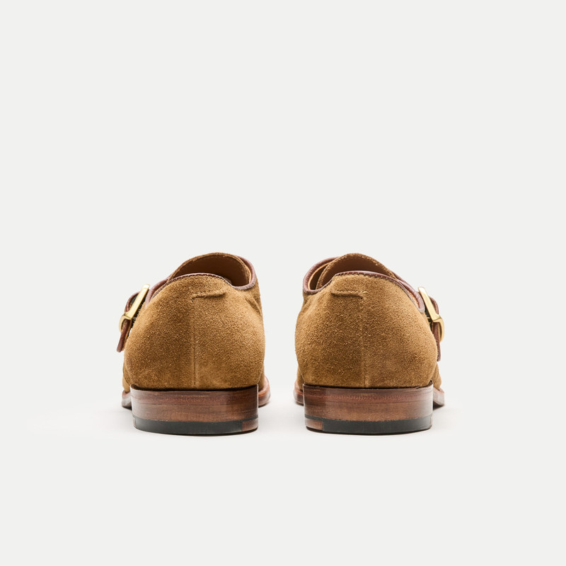 Alden® for J.Crew monk-strap dress shoes in suede 5