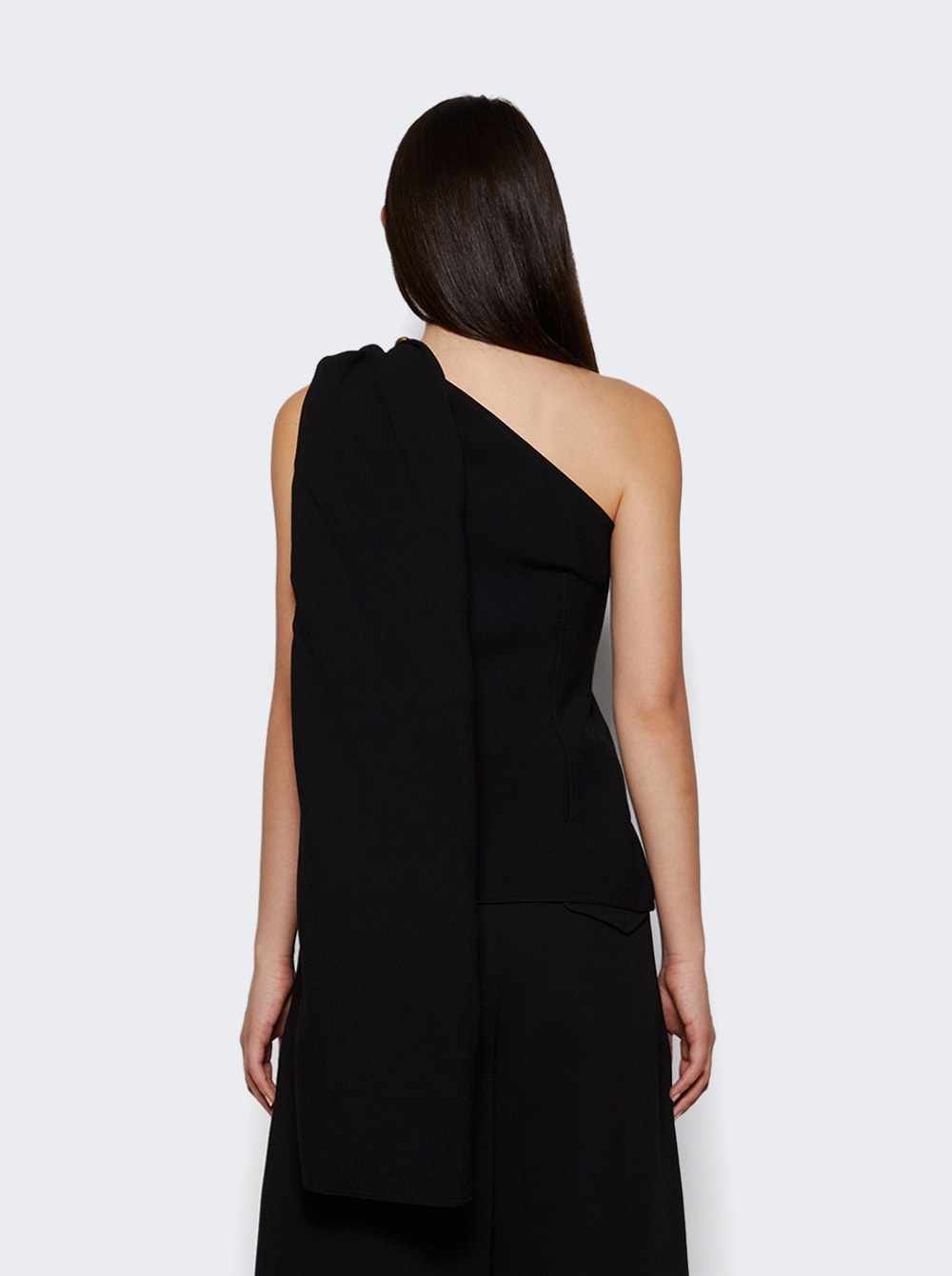 One Shoulder Top Black - 4