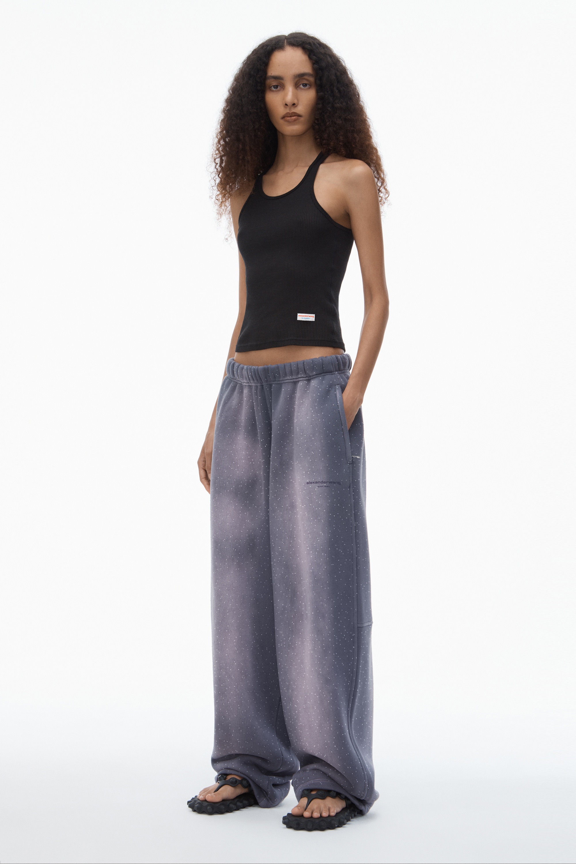 Unisex Crystal Hotfix Sweatpant - 2